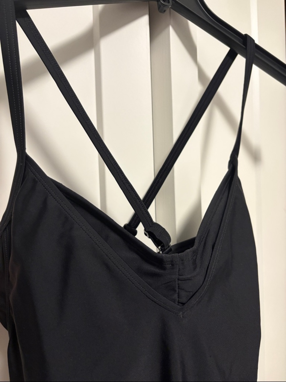 NWT [Athleta] Tankini Swim Top / Side Ruched Dress in Black Women’s 34B/C - Picture 6 of 12